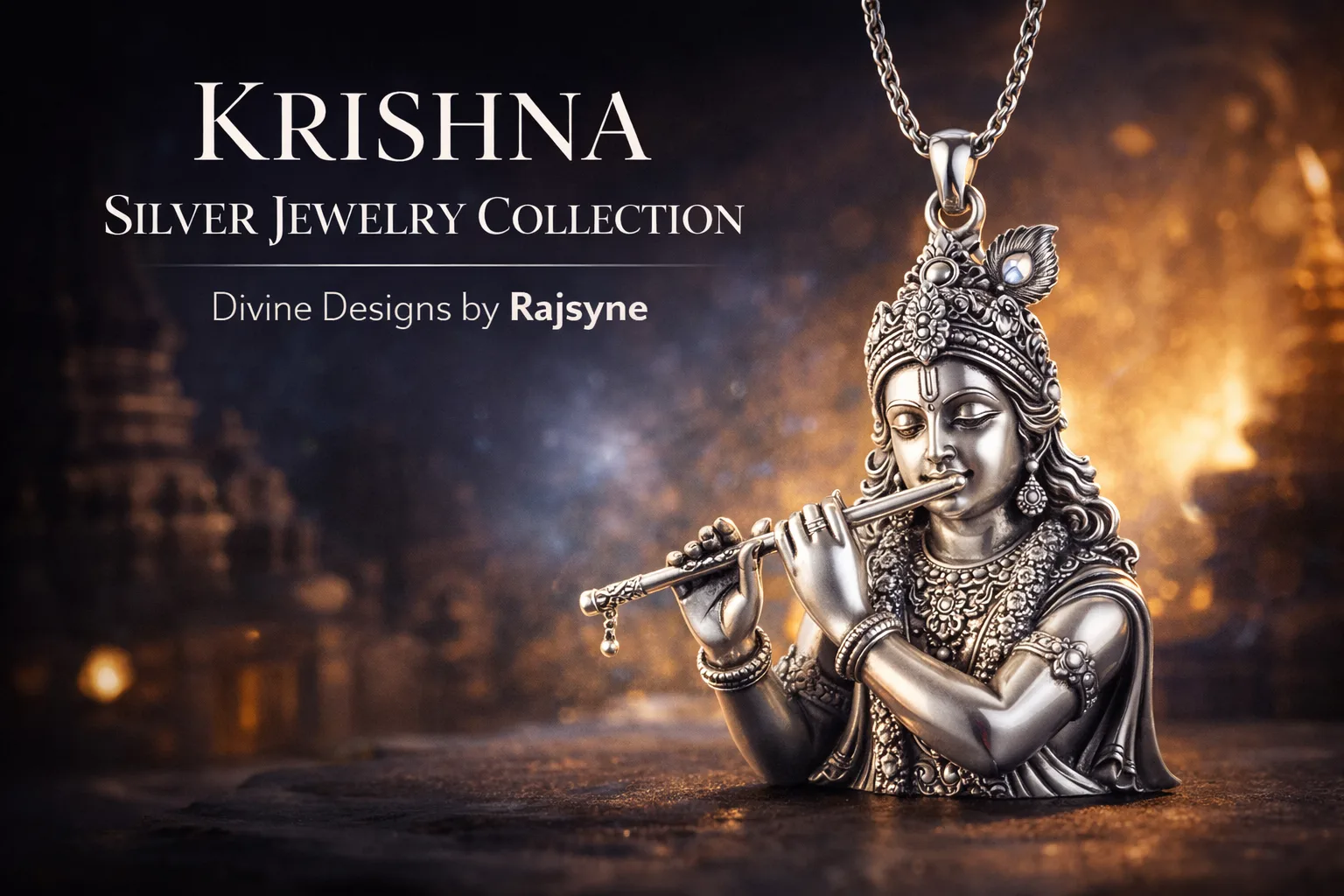 Krishna silver jewelry