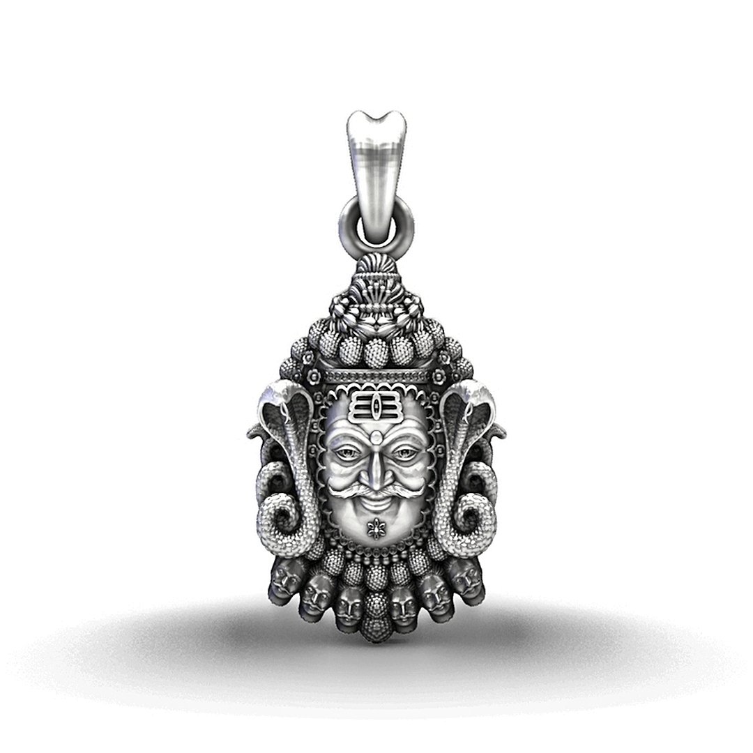 Mahakala Inspired 925 Silver Spiritual Pendant