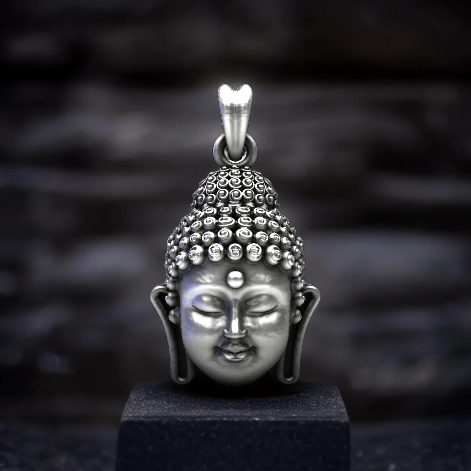 Handcrafted 925 Silver Gautama Buddha Pendant